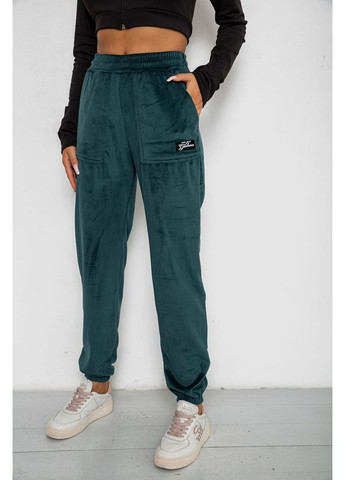 Спортивні штани велюрові жіночі на флісі, колір чорний, 238R58649 Ager (361030983)