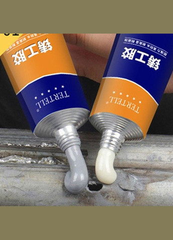 Суперклей/гель для ремонту металу/заліза – термостійке міцне холодне зварювання, 20 г, 1 шт. No Brand (317049940)