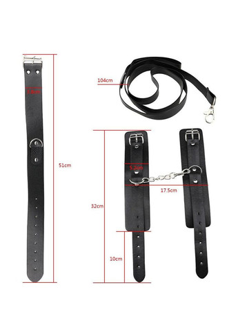 Універсальний набір комплект 8 предметів для зв'язування BDSM БДСМ China (317747579)