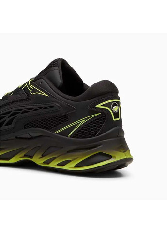 Черные демисезонные мужские кроссовки exotek nitro racing line черный Puma