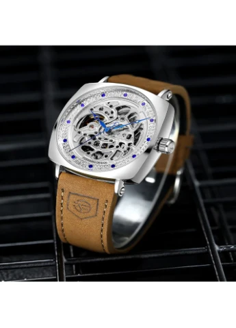 Чоловічий годинник 8274 Silver (A-044980) Forsining (367262825)