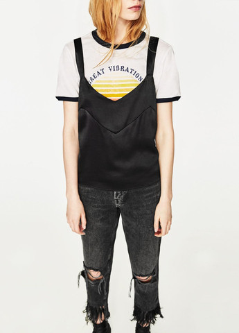 Майка Черный Zara — 319615155