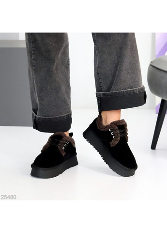 Замшевые Угги на шнуровке Helen (362562530)