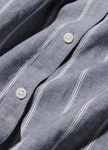 Серое платье Uniqlo в полоску