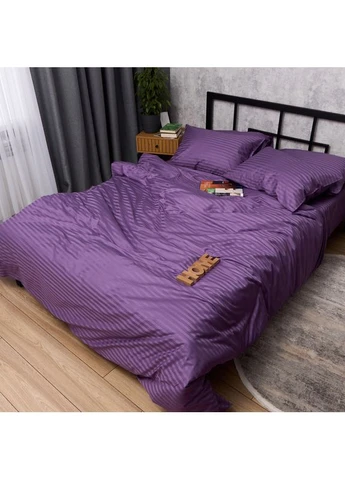 Комплект постельного белья Satin Stripe евро 200х220 наволочки 2х50х70 (MS-820017021) Moon&Star Purple Dream (400234832)
