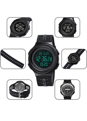 Мужские наручные часы 1733 (Черные с черным) Skmei (314483452)