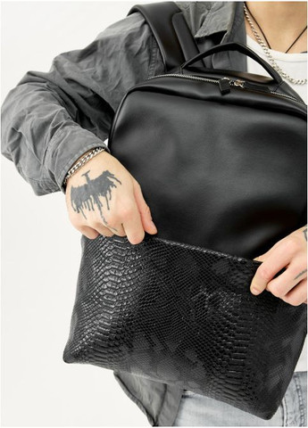 Мужской рюкзак с отделением под ноутбук Черный с принтом крокодил (4460311544) Sambag (361244917)