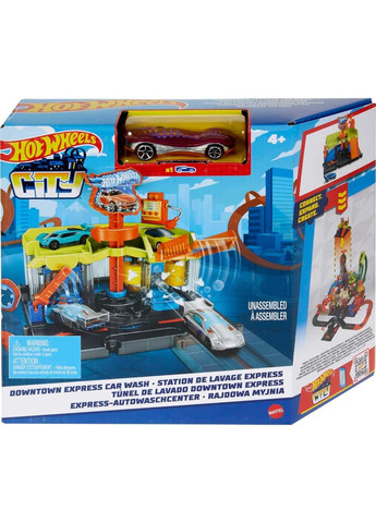 Трек Хот Вілс Сіті Автомийка місто Hot Wheels HDR27 Mattel (372795146)