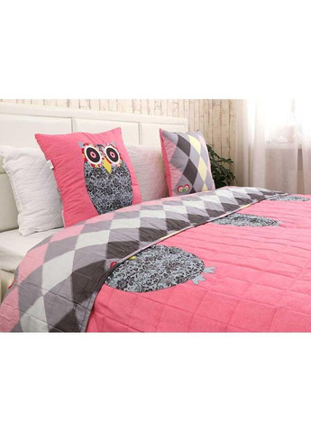 Подушка 50x50 - Owl Grey розовый сатин (17410) Руно (347163203)