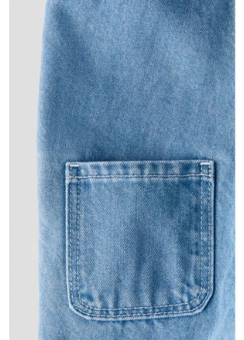 Голубые демисезонные брюки H&M