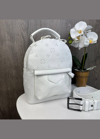 НАБОР! Жіночий мінірюкзачок стиль Луї Вітон + шкіряний ремінь поясний. Рюкзак прогулянковий маленький No Brand (334730141)