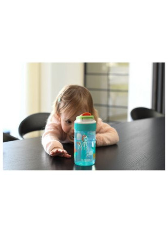 Пляшка для води (11-04058) Kambukka Lagoon kids Disco Zoo 400 мл помаранчева (369881816)