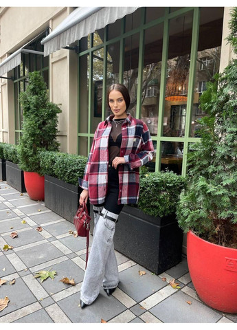 Жіноча сорочка в клітинку кашемір No Brand (368870550)