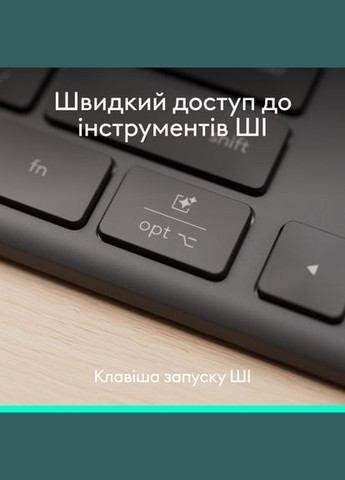 Клавіатура Signature Slim K620 Wired Keyboard for Business - GRAPHITE (920-013333) Logitech (347174300)