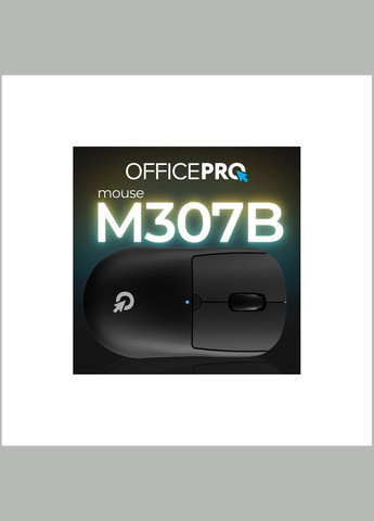 Мишка M307B Silent Click Wireless/Bluetooth Black (M307B) OfficePro (319761132)