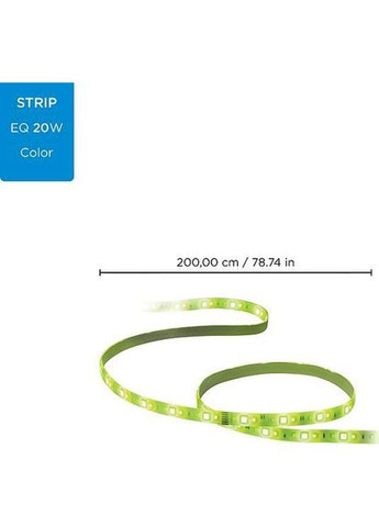Розумна світлодіодна стрічка LED Strip 1600Lm 2700-6500K RGB 2 м Wi-Fi (929002524801) WiZ (322938055)