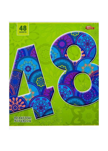 Зошит кольоровий 48 аркушів, клітинка (16 штук в упаковці) (3389) Мрії Збуваються (362425665)