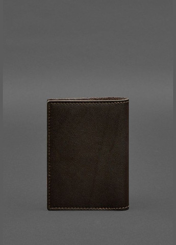 Кожаная обложка для военного билета с карманами 7.2 темно-коричневая (A-028227) BlankNote (329186646)