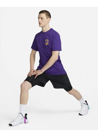 Фіолетова футболка dri-fit training t-shirt violet fd0138-547 Nike