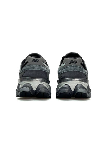 Серые демисезонные кроссовки мужские new balance No Brand 9060 Grey Black