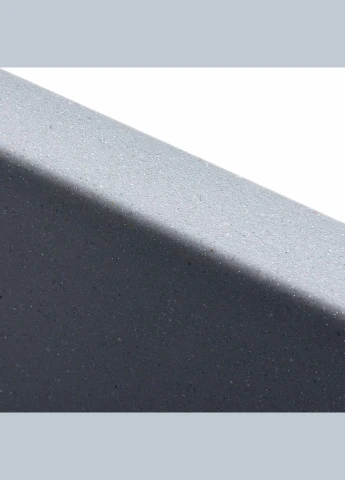 Гранітна мийка для кухні 4040 RUBA матовий сірий металік Platinum (269795735)