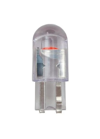 Лампа /габаритная/LED T10/W2.1x9.5d/W5W/1SMD-CREE/12v/0.5w/55lm Red PULSO (388245245)