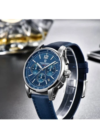 Чоловічий годинник YS008 Silver-Blue (A-041680) Pagani Design (368994213)
