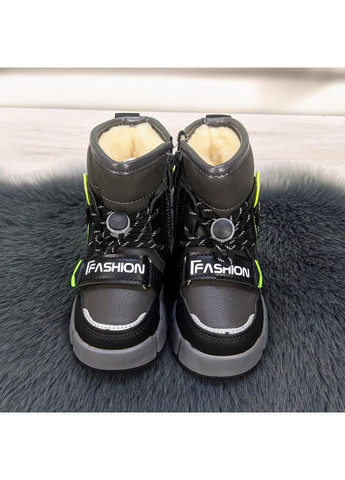 Зимние сапоги дутики детские зимние для мальчика Леопард на молнии