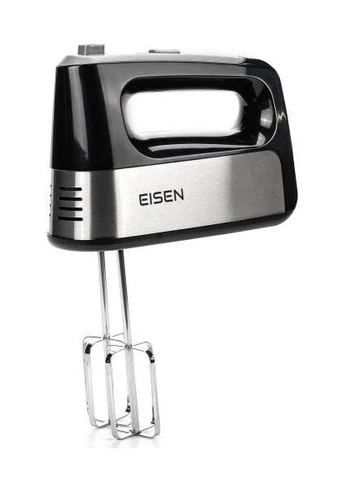 Миксер EHM-345,, 450W, ручной, 5 скоростей, режим ТУРБО, венчики, крюки для замеса теста, защита от перегрева EHM-345 Eisen (395341092)