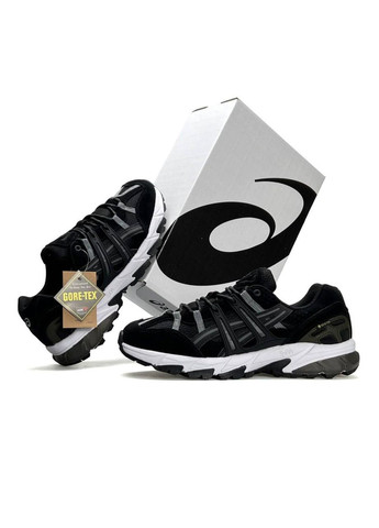 Черные демисезонные кроссовки мужские asics No Brand Gel-Sonoma 15-50 GTX Black White