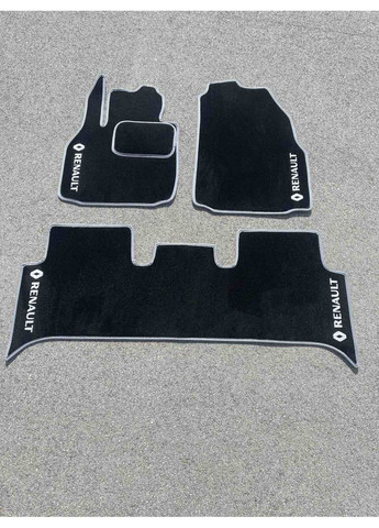 Ворсові килимки в салон для Renault Scénic Scénic II (2003-2009)/Рено Сценік 2 Beltex Scenic (360618230)