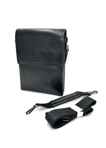 Чоловіча сумка з еко-шкіри Bradford 8885-3 чорна 26 x 22 x 4,5 No Brand (371682359)