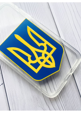 Прозрачный чехол на Samsung Galaxy S22:: Тризуб Украина (принт 256) Creative (360657717)