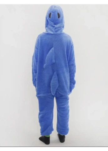 Пижама кигуруми для мальчика Акула 130 (125-135 см) Jamboo (374922512)