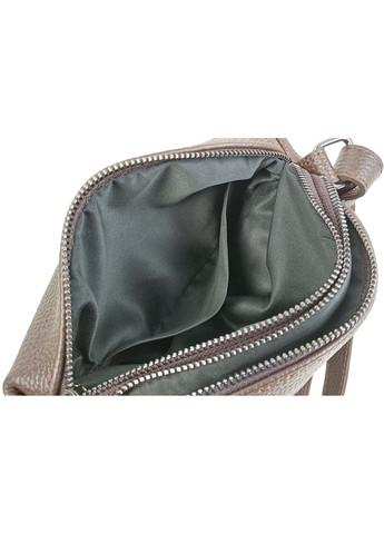 Жіноча наплічна шкіряна сумка Темно-коричнева Borsacomoda (369368454)