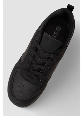 Черные кеды женские однотонные Sport Line