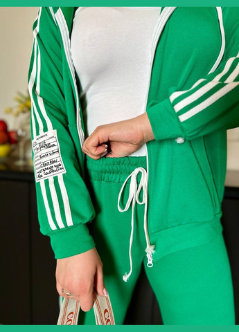Женский прогулочный костюм двойка цвет зеленый трава р.58/60 452131 New Trend (285711518)