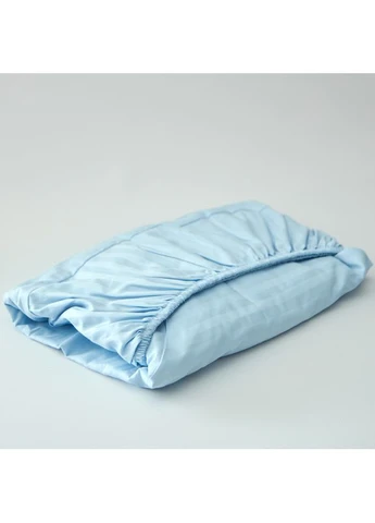 Простирадло на резинці Satin Stripe 160х200х10 см (MS-850005174) Moon&Star Ocean Calm (386588041)