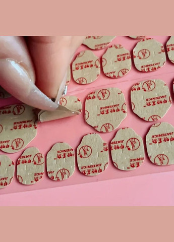 Посилений двосторонній скотч для накладних нігтів - 7 аркушів по 24 наліпки Nails (317045273)