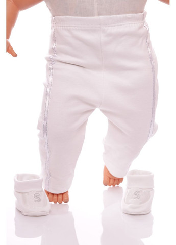 Белый демисезонный комплект на выписку для мальчика трикотажный "s" белый 62 см (34525) Murat baby