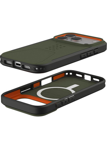Чехол для iPhone 17 Pro, Civilian MagSafe, Olive/Orange (114545117297) UAG (372465873)