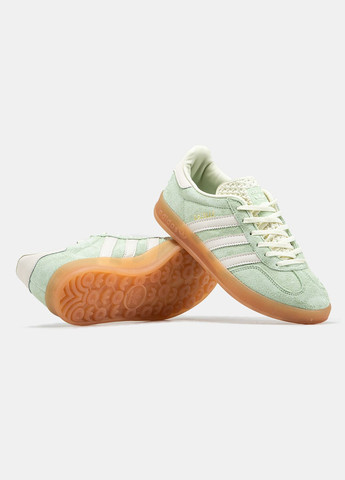 Кросівки жіночі Adidas Gazelle green mint | Адідас Газель зелені No Brand зелені демісезони (315483055)