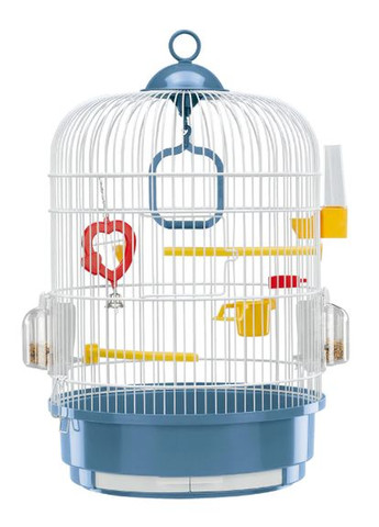 Круглая клетка для попугаев и птиц Regina голубая 51049811 Ferplast (286421048)