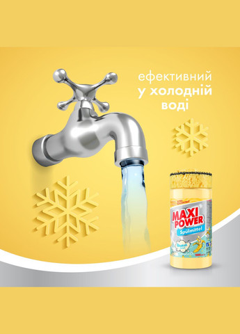 Средство для мытья посуды Банан 1л Maxi Power (342113846)