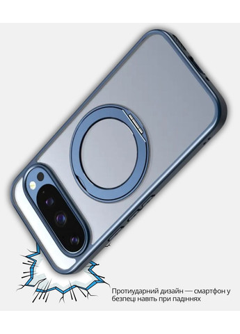 Чохол-накладка Aura Fold для Google Pixel 9 / 9 Pro / 10 / 10 Pro Blue BeCover (372465249)