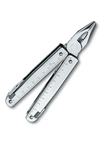 Мультитул Swisstool X 115мм,28функ+чорн.пласт.чохол, 26 функцій, швейцарське виробництво, нержавна сталь Victorinox (393803490)