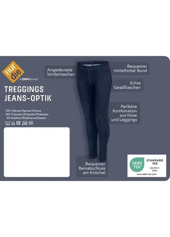 Темно-синие демисезонные джеггинсы Nur Die