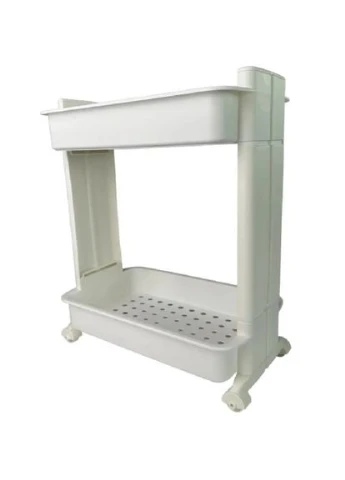 Полка-органайзер двухъярусная на колесах (MR-02) Motek 2236017357 (380881568)