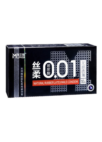 Black з підвищеною кількістю змазки 0,01 мм, 10 шт - CherryLove Muaisi (293149633)