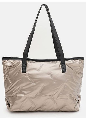 Сумка шоппер жіноча на плече велика Золотистий 39095 Monsen (353302663)
